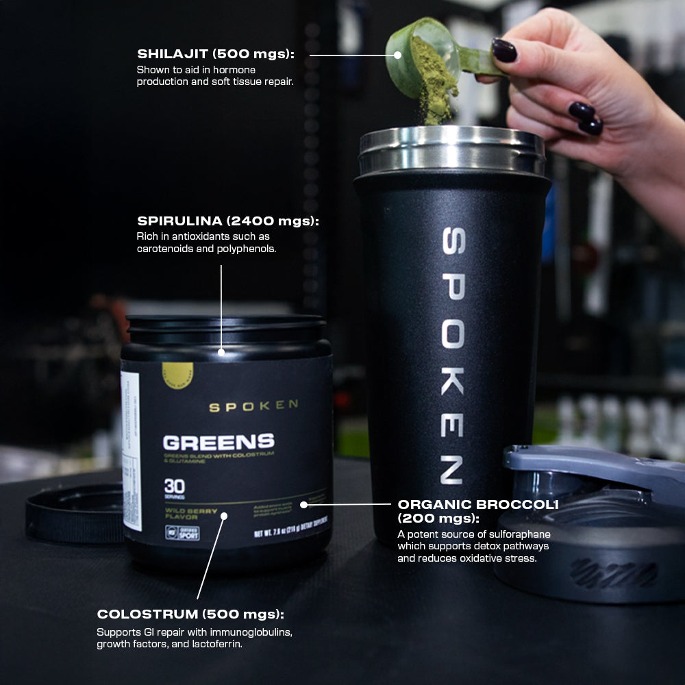 Spoken Greens 7.6oz - Berry Blast