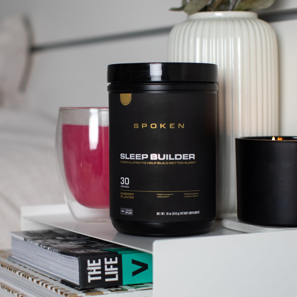 Spoken Sleep Builder 18oz - Cherry