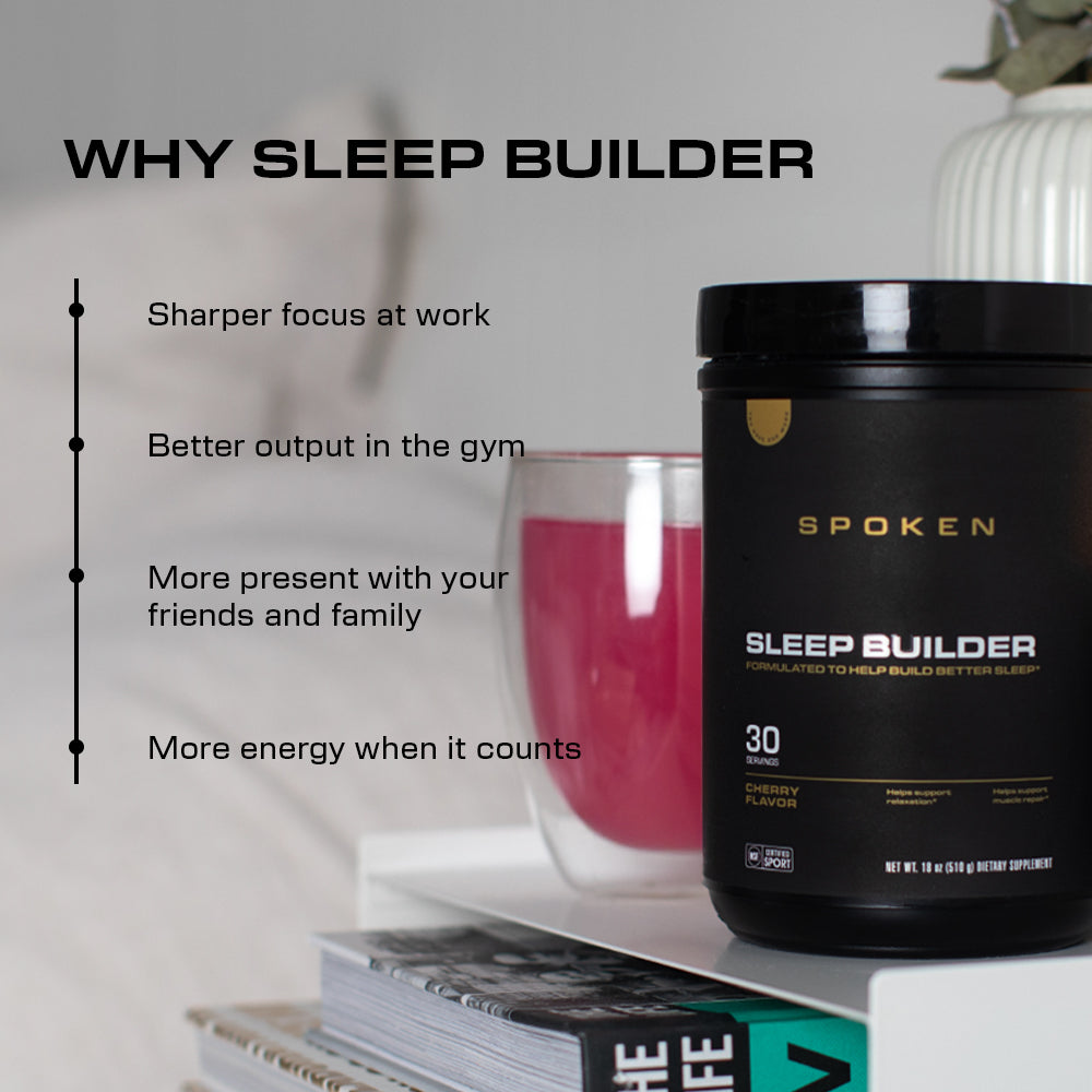 Spoken Sleep Builder 18oz - Cherry